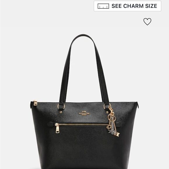 Coach multi chain logo spellout signature metal keychain/bag charm nip - Picture 2 of 6